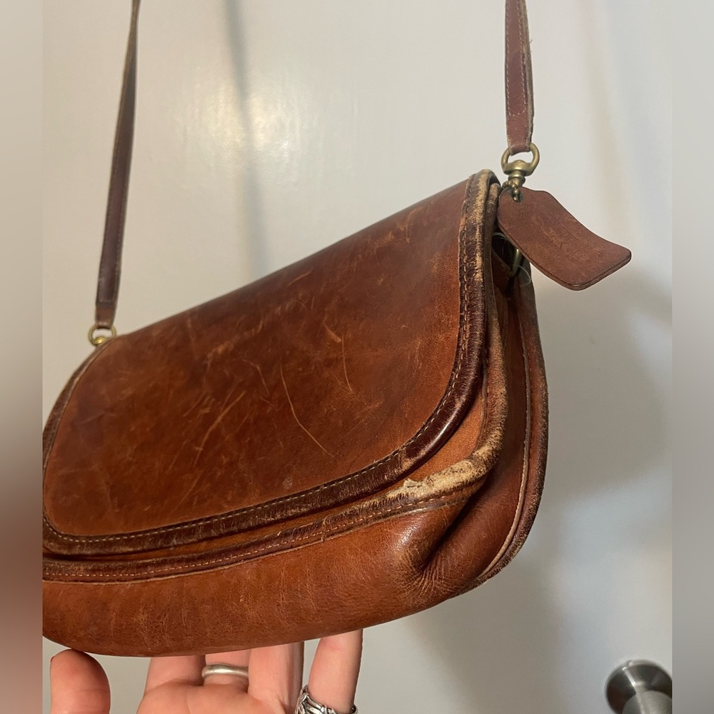 Cognac coach purse vintage - Picture 5 of 6